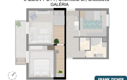 REZERVOVANÉ - Predávame 3.i byt s veľkým balkónom v kvalitnej 9 ročnej nadstavbe so súkromnou záhradou