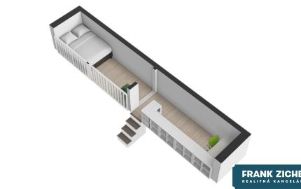 REZERVOVANÉ - Predávame 3.i byt s veľkým balkónom v kvalitnej 9 ročnej nadstavbe so súkromnou záhradou