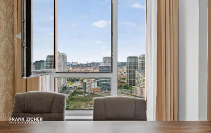 REZERVOVANÉ - Predávame nadštandardný 2. izbový byt v projekte Klingerka na 24. poschodí so západnou orientáciou a výhľadmi na hrad