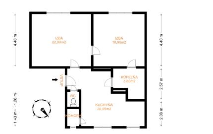 FRANK ZICHER – Predávame priestranný, slnečný 2-izbový byt so staromestským šarmom v obľúbenej lokalite na Námestí Slobody s výhľadom na hrad
