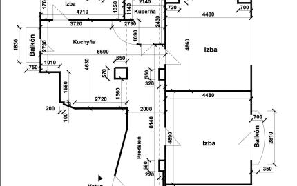 Predávame - Priestranný 3,5 izbový byt s balkónom pri Modrom kostolíku na Bezručovej ulici
