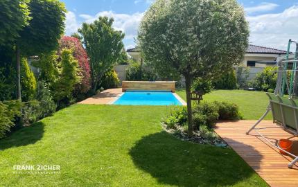 Predávame moderný  bungalov s bazénom v Rusovciach