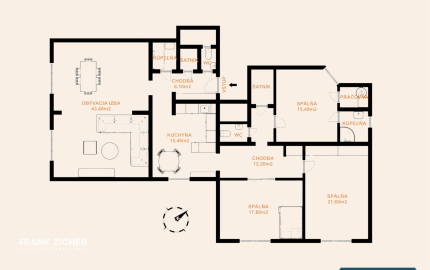 Prenajímame veľkometrážny byt pri Horskom parku