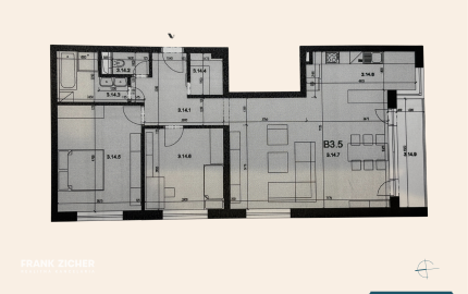Prenajímame kvalitne zariadený, veľkometrážny byt s parkovaním na Kadnárovej ulici
