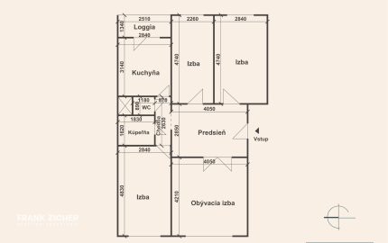 REZERVOVANÉ Predávame priestranný  4-izbový byt (85 m²) v blízkosti jazera Draždiak, Ľubovnianska ulica