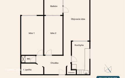 Predávame priestranný 3-izbový byt v atraktívnej lokalite pri Horskom parku