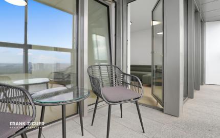 Prenajímame moderný 2i byt – EUROVEA TOWERS, výhľad na Dunaj