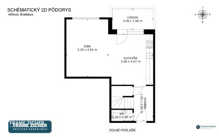 Predávame slnečný 3-izbový mezonet s výhľadom na Kramároch