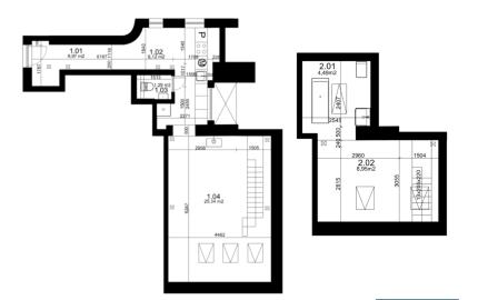 Predávame jedinečný 2-izbový mezonet na Žilinskej ulici pri Slovenskom rozhlase