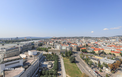 Prenajímame priestranný 2 izbový byt s výhľadom na Bratislavský hrad, PANORAMA CITY
