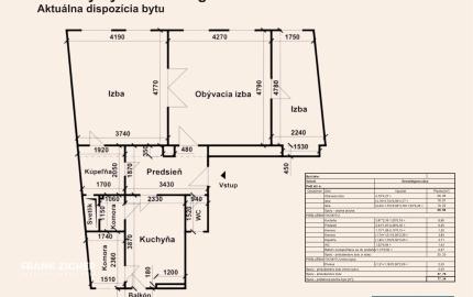 Predávame 3-izbový byt s potenciálom vlastnej úpravy na Grösslingovej ulici v Starom Meste