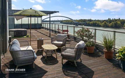 Prenajímame exkluzívny 4-izbový penthouse s panoramatickou terasou v Eurovea I