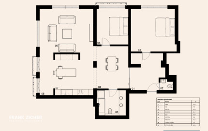 Predávame 3-izbový byt (117 m²)  pri Hviezdoslavovom námestí na Strakovej ulici