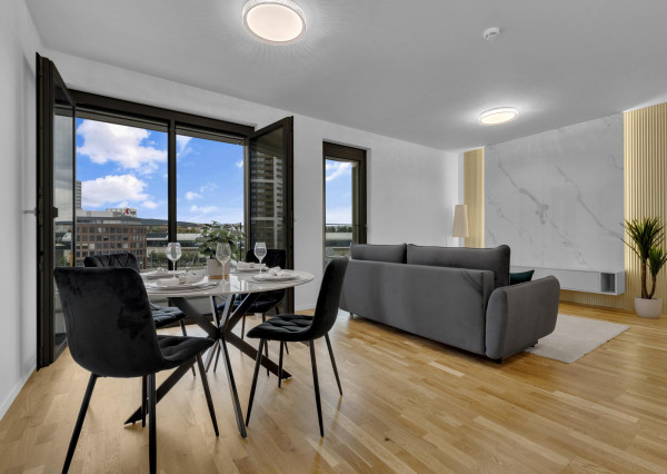 Predávame zariadený 3 izbový apartmán s 2 balkónmi v projekte METROPOLIS
