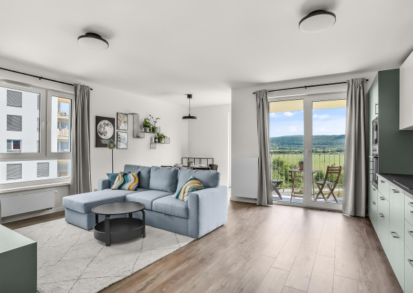 FRANK ZICHER - Prenajímame ešte neobývaný, zariadený, 3-izbový byt v rezidenčnom projekte Bory Nový Dvor