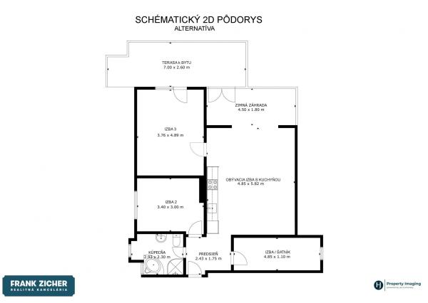 FRANK ZICHER - Predávame jedinečný a priestranný 2,5 izbový byt s prístupom do záhrady v mestskej vile na Mudroňovej ulici