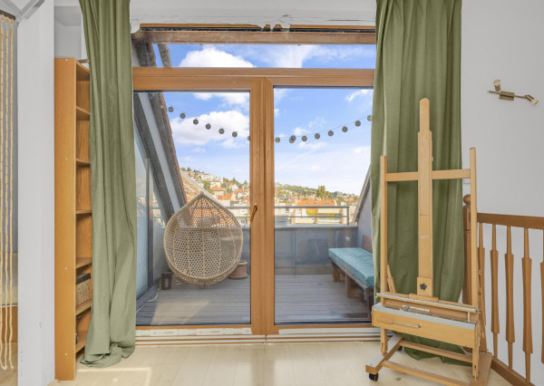 FRANK ZICHER - Prenajímame 2-izb. mezonet na Zochovej ulici s terasou s krásnym výhľadom na mesto