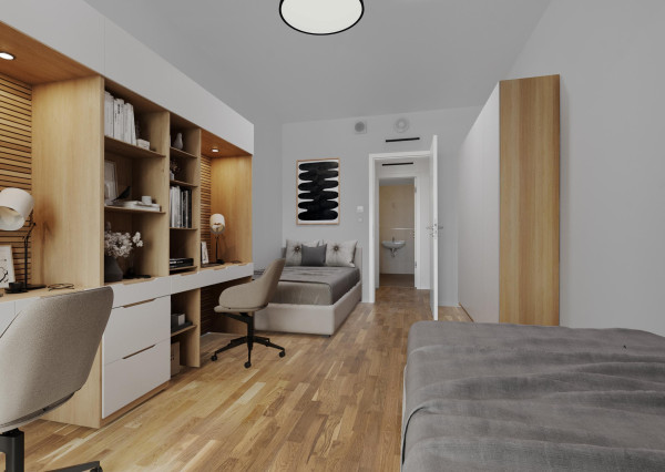 REZERVOVANÉ - Predávame 3 izbový apartmán s 2 balkónmi v skolaudovanom projekte METROPOLIS v Downtowne, BA.I.