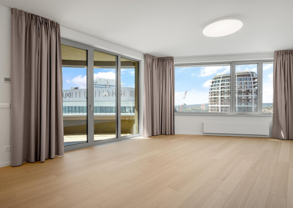 PRENAJATÉ - Prenajímame ešte neobývaný 4i byt na 22 poschodí s pekným výhľadom, SKY PARK RESIDENCE 4