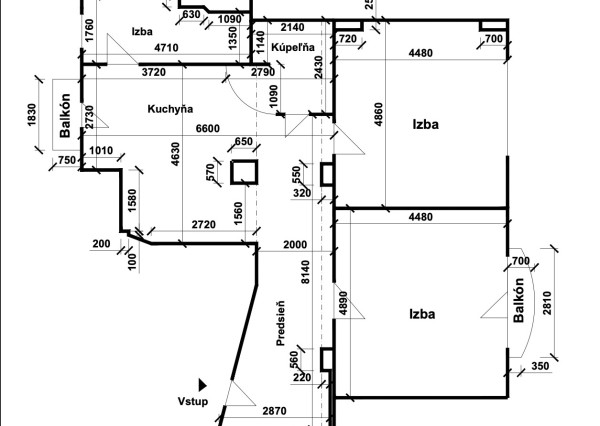 Predávame - Priestranný 3,5 izbový byt s balkónom pri Modrom kostolíku na Bezručovej ulici