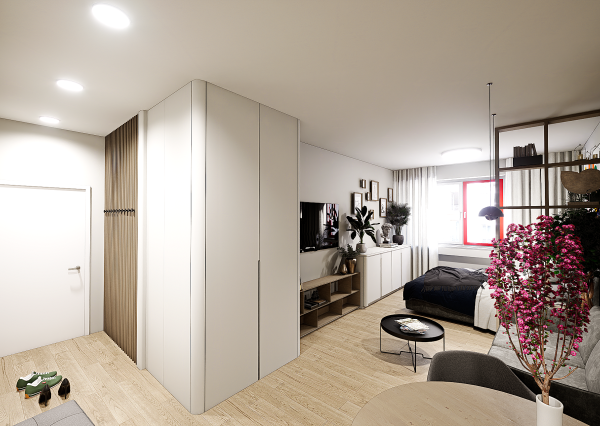 Predávame garsónku na 3.posch. v projekte  Grösslingová