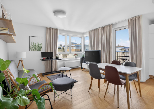 Prenajímame moderný byt na Seberíniho ulici s parkovacím miestom v garáži