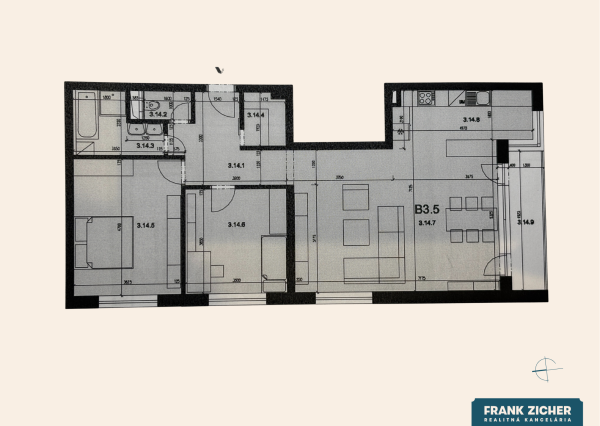 Prenajímame kvalitne zariadený, veľkometrážny byt s parkovaním na Kadnárovej ulici