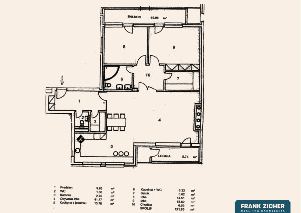 Prenajímame 3-izbový byt v srdci Starého Mesta - Dunajská ulica
