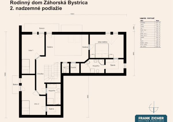 Predávame priestranný rodinný dom s pekným pozemkom v centrálnej lokalite Záhorskej Bystrice