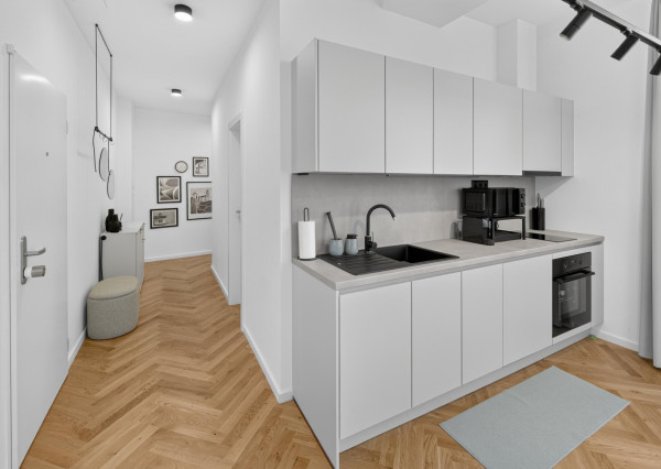 Predávame štýlový 2-izbový apartmán v projekte UNO na Poštovej ulici v centre Bratislavy