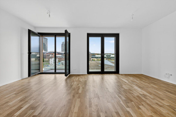 FRANK ZICHER - Predávame 3 izbový apartmán s 2 balkónmi v skolaudovanom projekte METROPOLIS v Downtowne, BA.I.