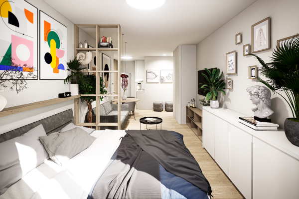 Predávame garsónku v projekte Grösslingová