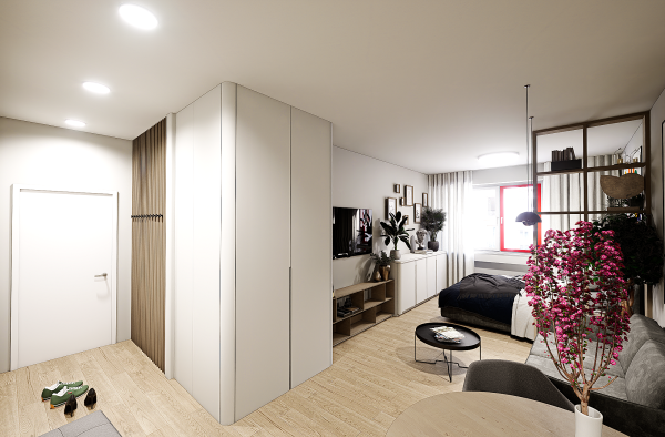 Predávame garsónku na 3.posch. v projekte  Grösslingová